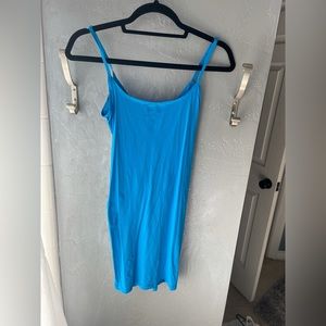Skins Electric Blue Fits Everybody Slip Dress